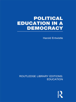 cover image of Political Education in a Democracy